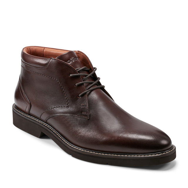 Rockport Men's Flynn Lace-up Almond Toe Casual Boots