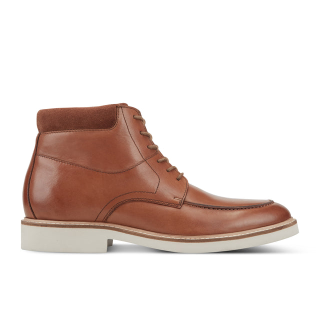 Rockport Men's Macklin Moc Toe Lace-Up Leather Boots