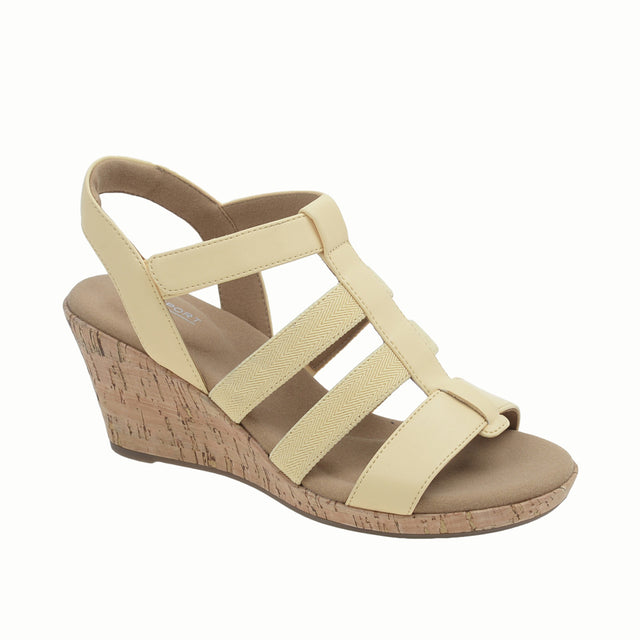 rockport Women's Blanca Elastic T-Bar Sandal