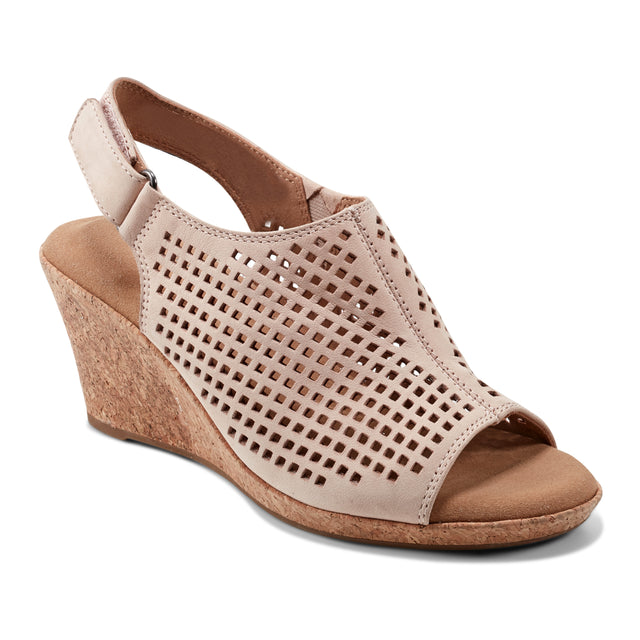 rockport Women's Briah Perforated Slingback Sandal