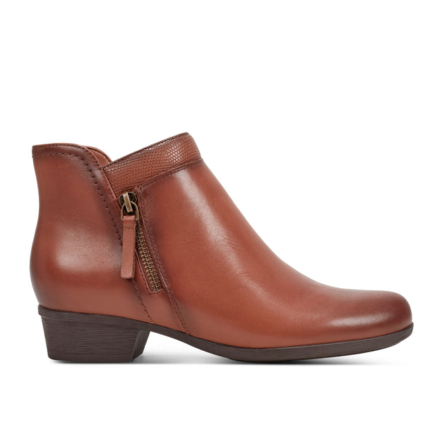 Rockport Women's Carly Side Zip Casual Ankle Booties