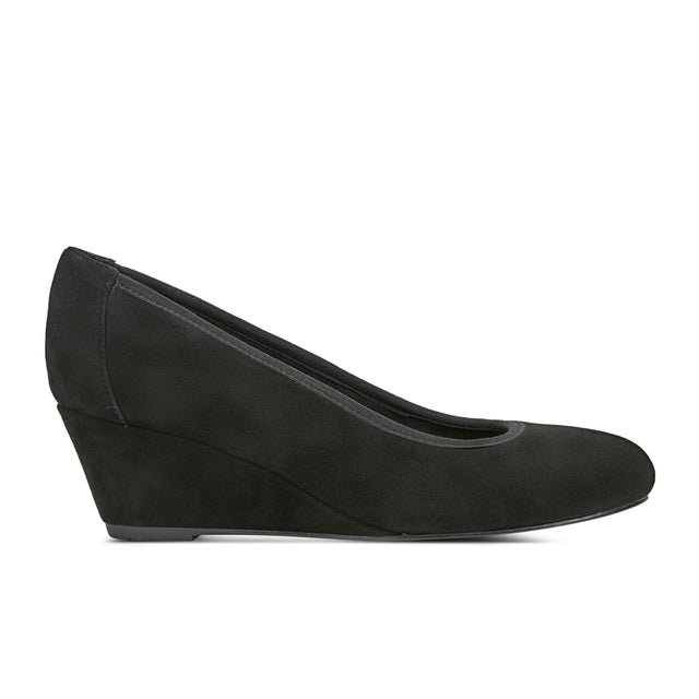 Rockport Women's Rita Slip-on Almond Toe Dress Wedges