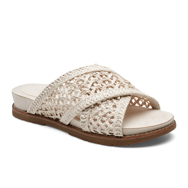 Rockport Women's Zora Open Toe Slip-on Flat Casual Sandals
