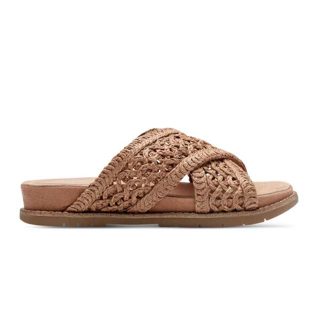 Rockport Women's Zora Open Toe Slip-on Flat Casual Sandals