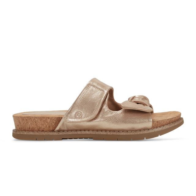 Rockport Women's Zova Slip-on Open Toe Flat Casual Sandals