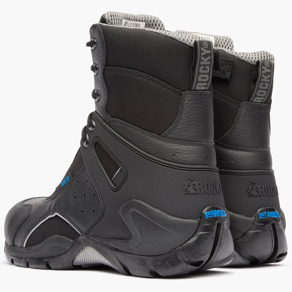 Rocky Boots Rocky 1st Med Carbon Fiber Toe Puncture-Resistant Side-Zip Waterproof Public Service Boot