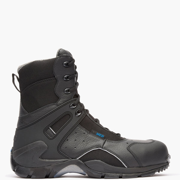 rocky boots Rocky 1st Med Carbon Fiber Toe Puncture-Resistant Side-Zip Waterproof Public Service Boot