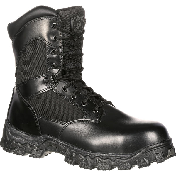 Rocky Boots Rocky AlphaForce Zipper Composite Toe Public Service Boot