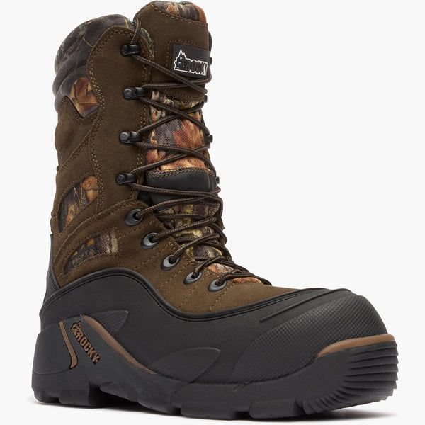 Rocky Boots Rocky Blizzard Stalker Waterproof 1200G Insulated Boot BROWN MOSSY OAK BREAKUP