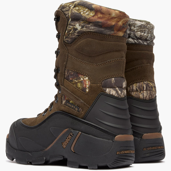 Rocky Boots Rocky Blizzard Stalker Waterproof 1200G Insulated Boot BROWN MOSSY OAK BREAKUP