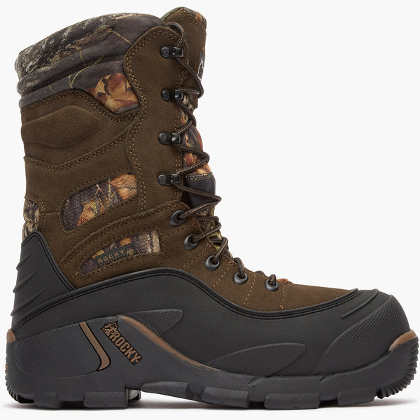 rocky boots Rocky Blizzard Stalker Waterproof 1200G Insulated Boot BROWN MOSSY OAK BREAKUP