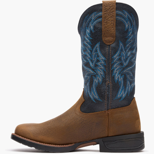 Rocky Boots Rocky Bronco 12” Waterproof Western Boot BROWN & BLUE