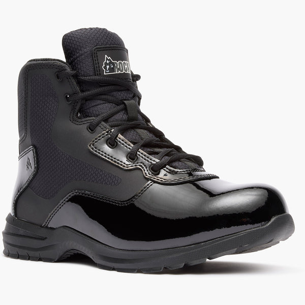 Rocky Boots Rocky Cadet 6" Black Side Zip Public Service Boot