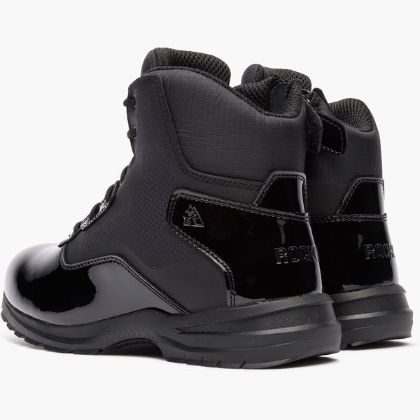 Rocky Boots Rocky Cadet 6" Black Side Zip Public Service Boot