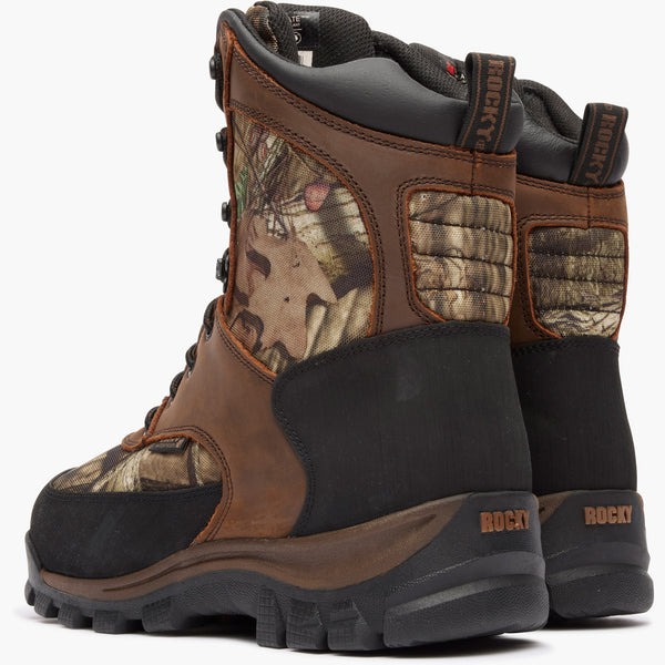 Rocky Boots Rocky Core Waterproof 800G Insulated Outdoor Boot BROWN AND MOSSY OAK BRK UP INF