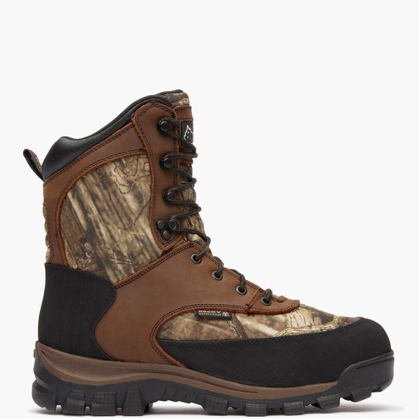 rocky boots Rocky Core Waterproof 800G Insulated Outdoor Boot BROWN AND MOSSY OAK BRK UP INF