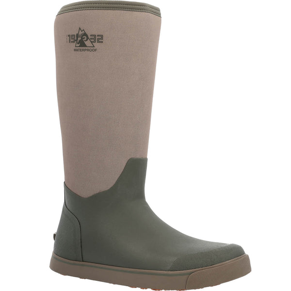 rocky boots Rocky Dry-Strike Waterproof Brown & Green 16" Deck Boot