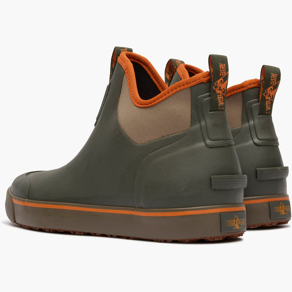 Rocky Boots Rocky Dry-Strike Waterproof Green & Orange Deck Boot