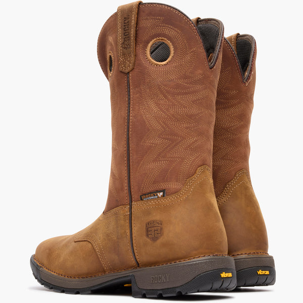 Rocky Boots Rocky Legacy 32 Waterproof Western Boot BARK BROWN