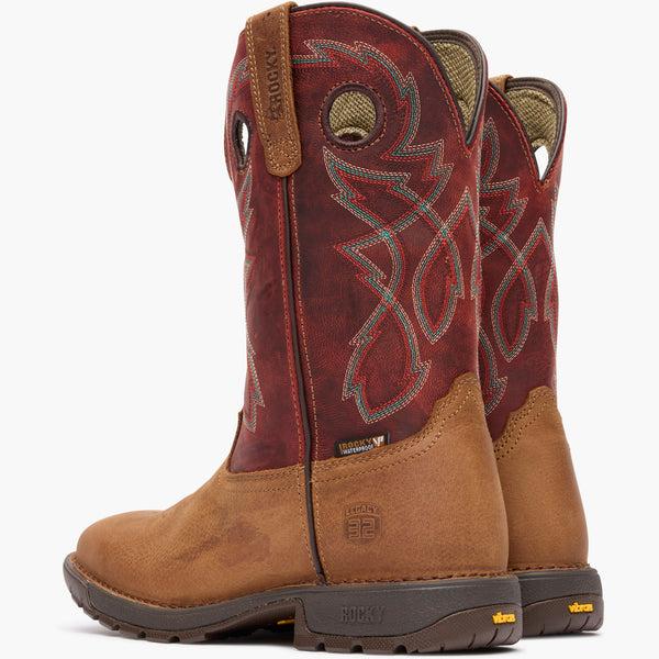 Rocky Boots Rocky Legacy 32 Waterproof Western Boot TAN RED