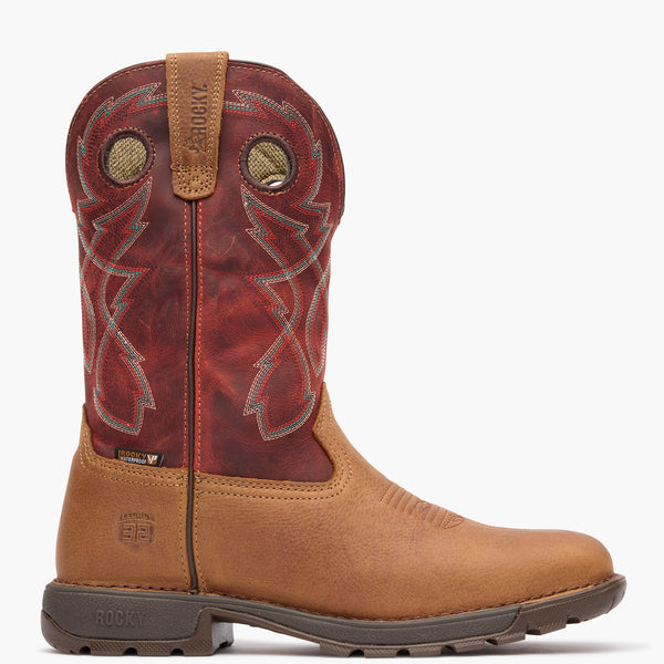 rocky boots Rocky Legacy 32 Waterproof Western Boot TAN RED