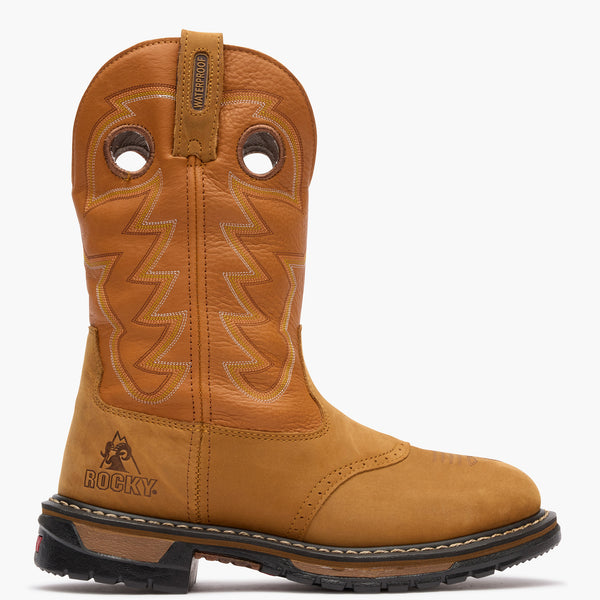 rocky boots Rocky Original Ride Branson Saddle Roper Waterproof Western Boot
