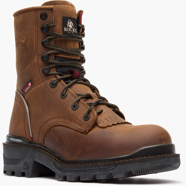 Rocky Boots Rocky Rams Horn Logger Composite Toe Work Boot