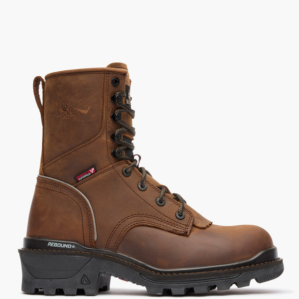 rocky boots Rocky Rams Horn Logger Composite Toe Work Boot