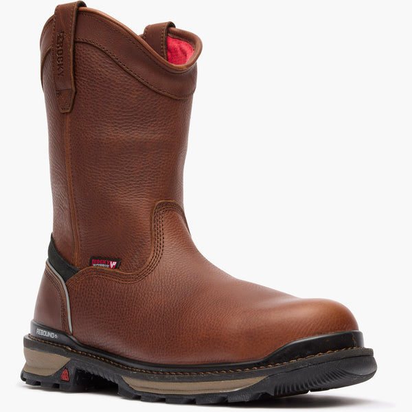Rocky Boots Rocky Rams Horn Waterproof Composite Toe Pull-On Work Boot