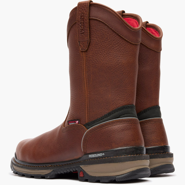 Rocky Boots Rocky Rams Horn Waterproof Composite Toe Pull-On Work Boot