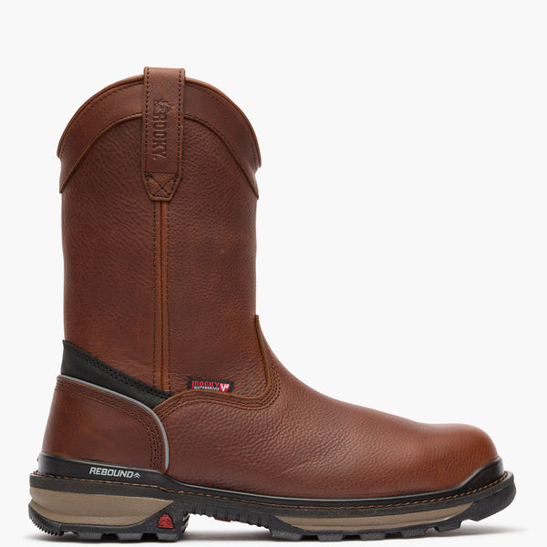 rocky boots Rocky Rams Horn Waterproof Composite Toe Pull-On Work Boot