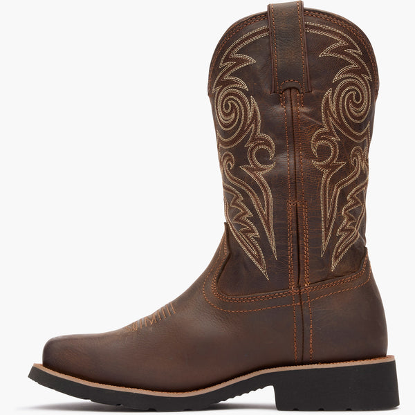 Rocky Boots Rocky Women’s MonoCrepe 11” Steel Toe Western Boot Brown