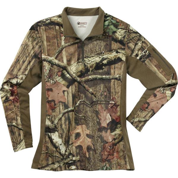 Rocky Boots Rocky Women's SilentHunter 1/4 Zip Camo Shirt RTE