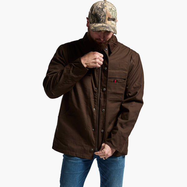 Rocky Boots Rocky Worksmart Collared Ranch Coat Brown