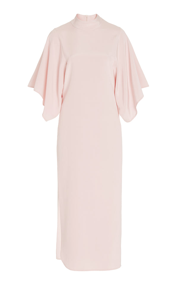 rodarte Almond Mock Neck Sheath Dress