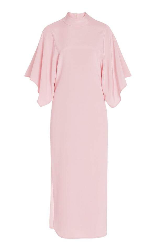 rodarte Blush Pink Mock Neck Sheath Dress