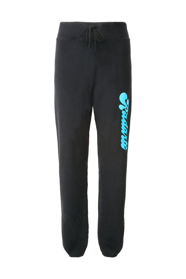 rodarte Bubble Font Logo Black Sweatpant