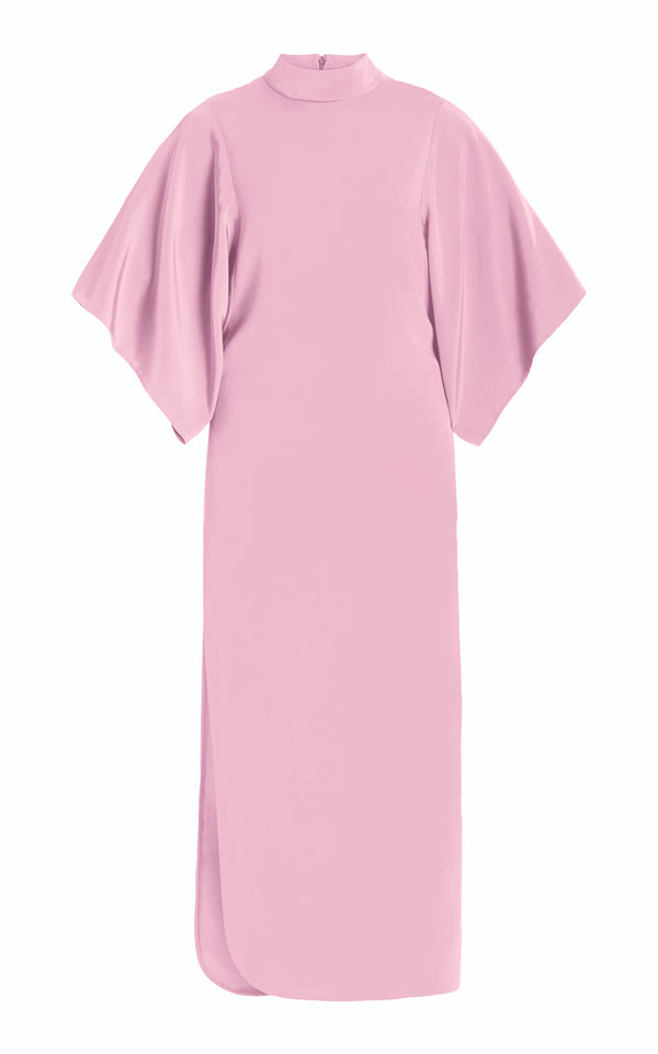 rodarte Pink Mock Neck Sheath Dress