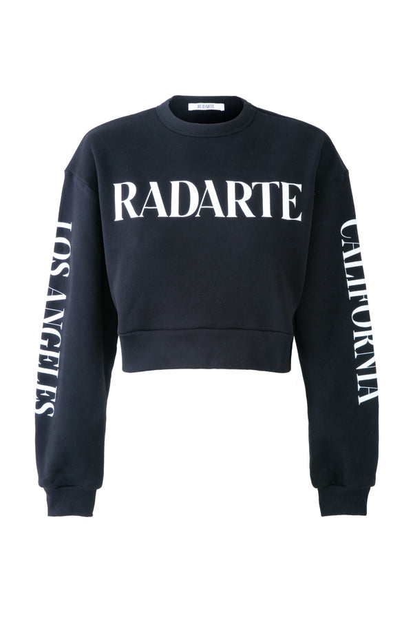 rodarte Radarte Cropped Sweatshirt