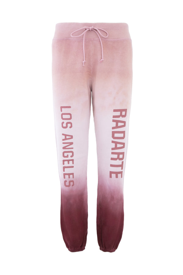 rodarte Radarte Ombre Tie Dye Logo Sweatpant