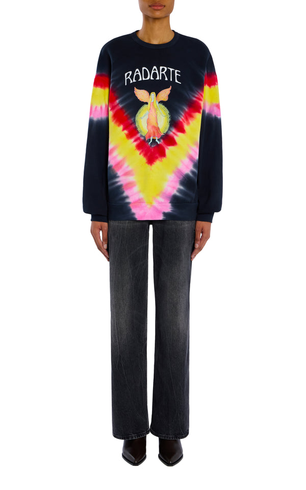 Rodarte Tie Dye Fairy Print Radarte Sweatshirt