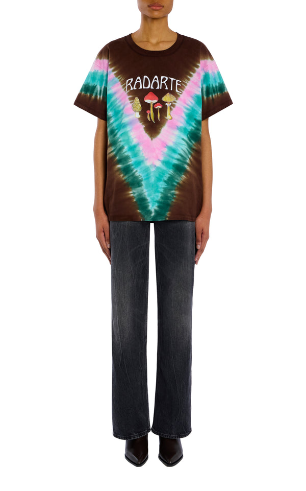 Rodarte Tie Dye Mushroom Print Radarte T-Shirt