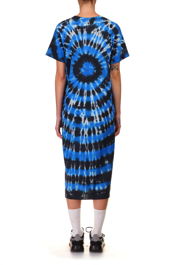 Rodarte Tie Dye Radarte T-Shirt Dress With Rhinestone Detail