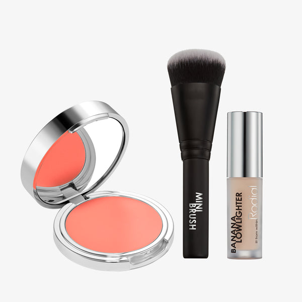 rodial Peach Barely Blushed Trio