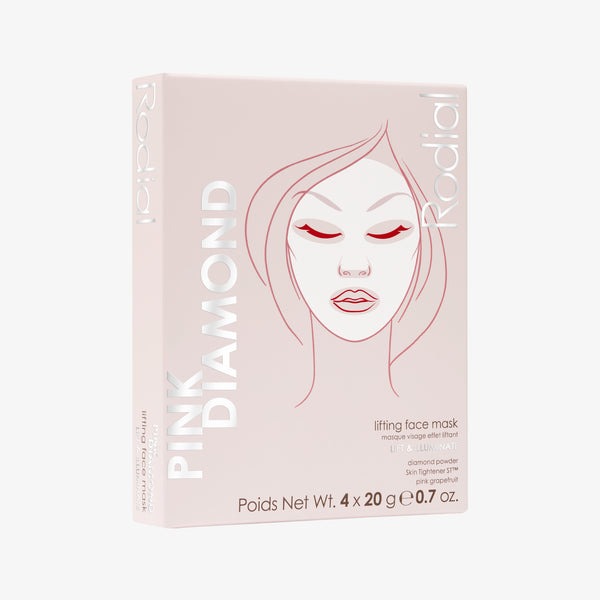 Rodial Pink Diamond Lifting Face Mask (Box Of 4)