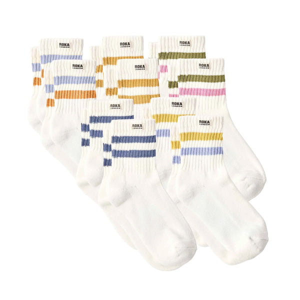Roka London Active Retro Multipack - Windsor Socks For Women