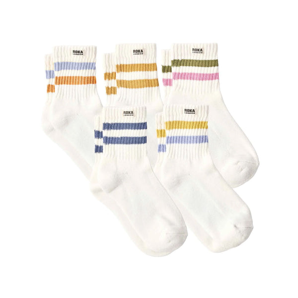 roka london Active Retro Multipack - Windsor Socks for Women