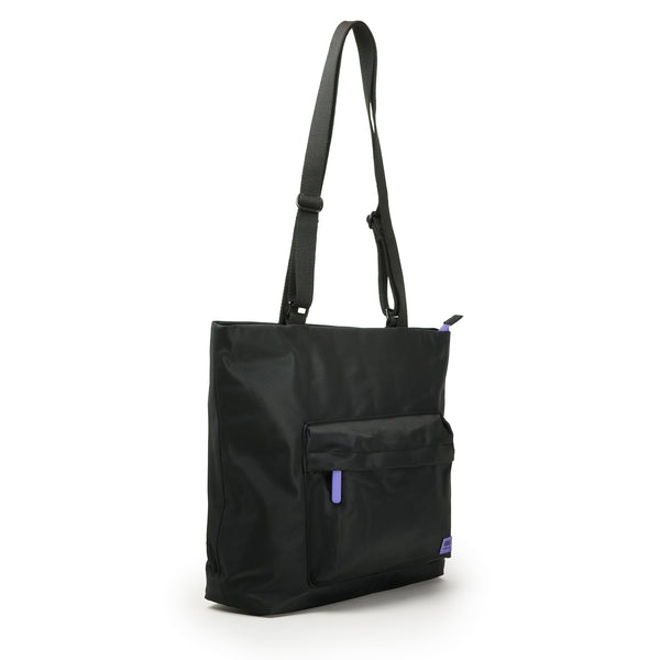 Roka London All Black Trafalgar Tote In Simple Purple