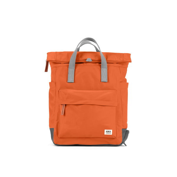 roka london Bayswater Umbrella Backpack in Burnt Orange