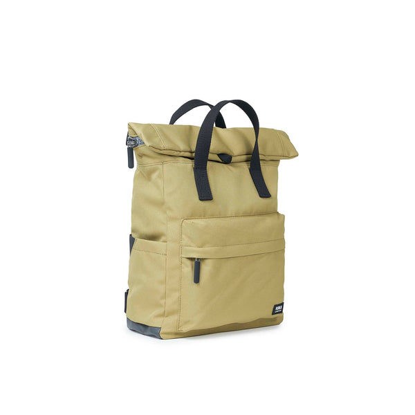Roka London Black Label Canfield Roll Top Backpack In Khaki